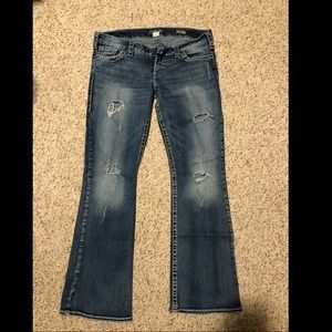 Womens Silver jeans